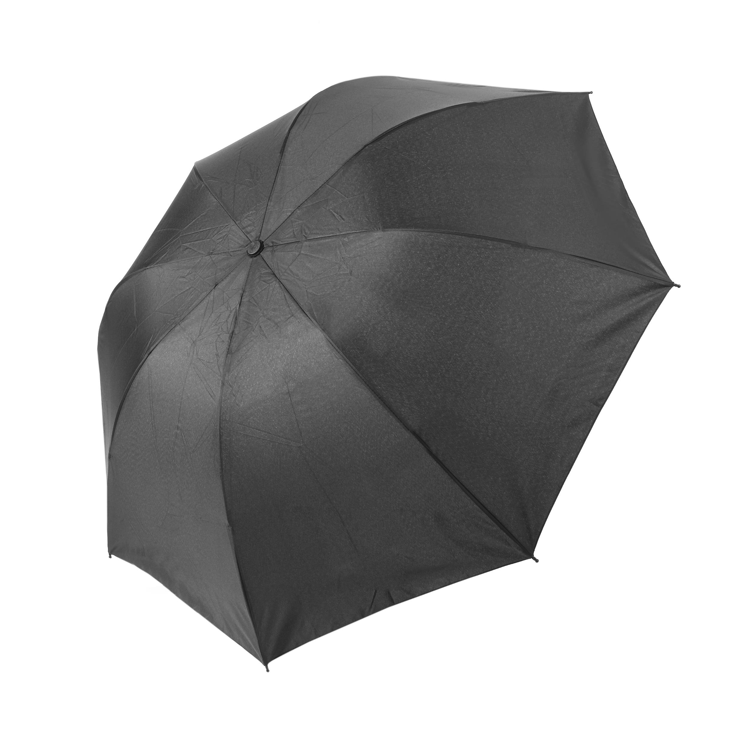 Düz Siyah Manuel Şemsiye 8 TELLİ