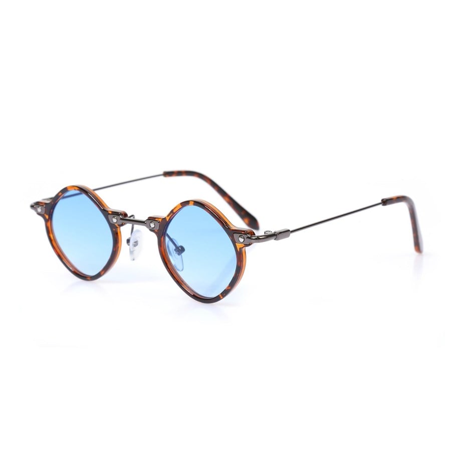 Geometrik Leopar Çerçeveli Unisex Güneş Gözlüğü AE-2164C6