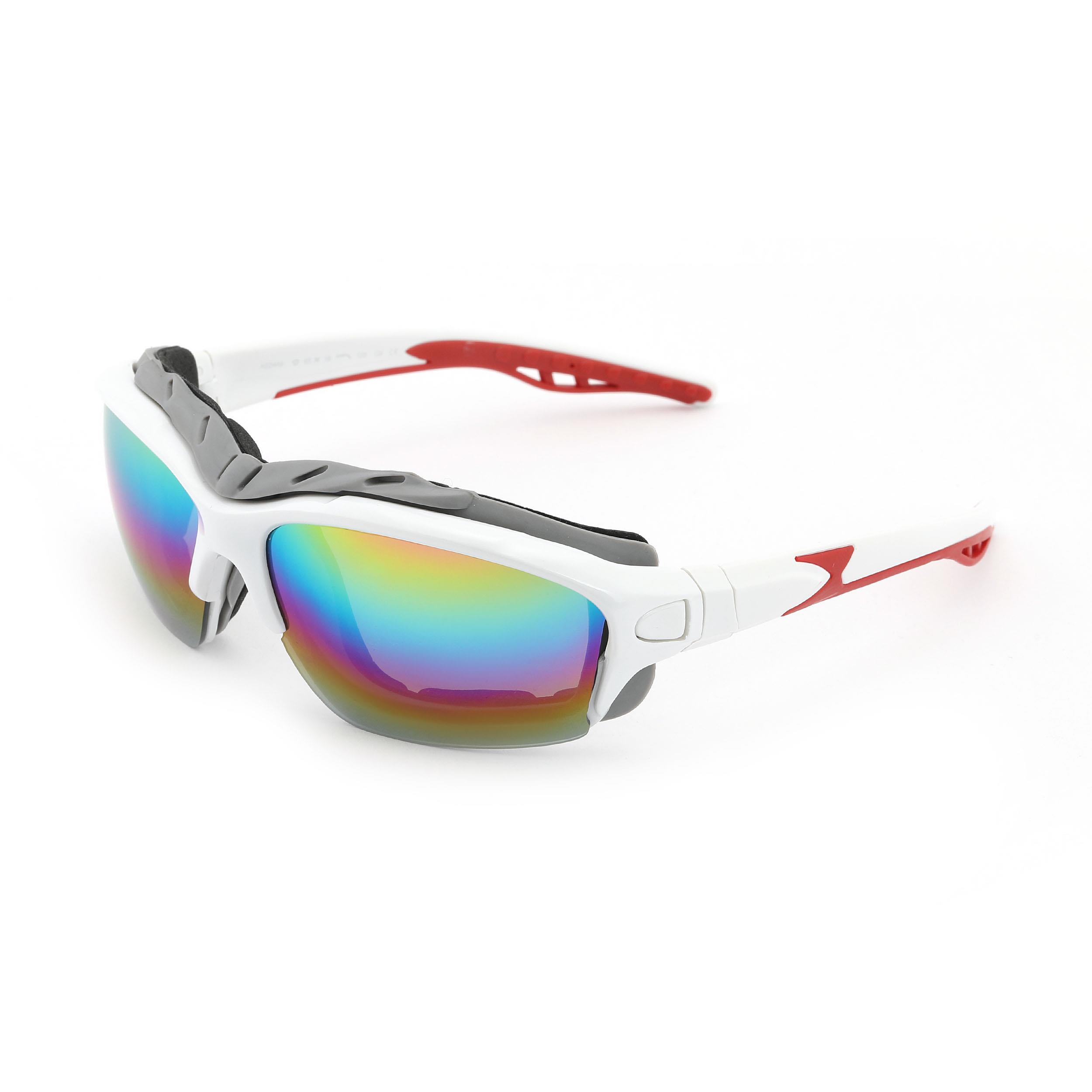 Kayak Gözlüğü Antifog Ventilli Uv Korumalı Güneş Kar Gözlük Beyaz Gökkuşağı Cam Snowboard Sporu