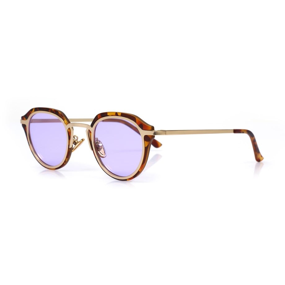 Oval Leopar Kemik Çerçeve Unisex Güneş Gözlüğü