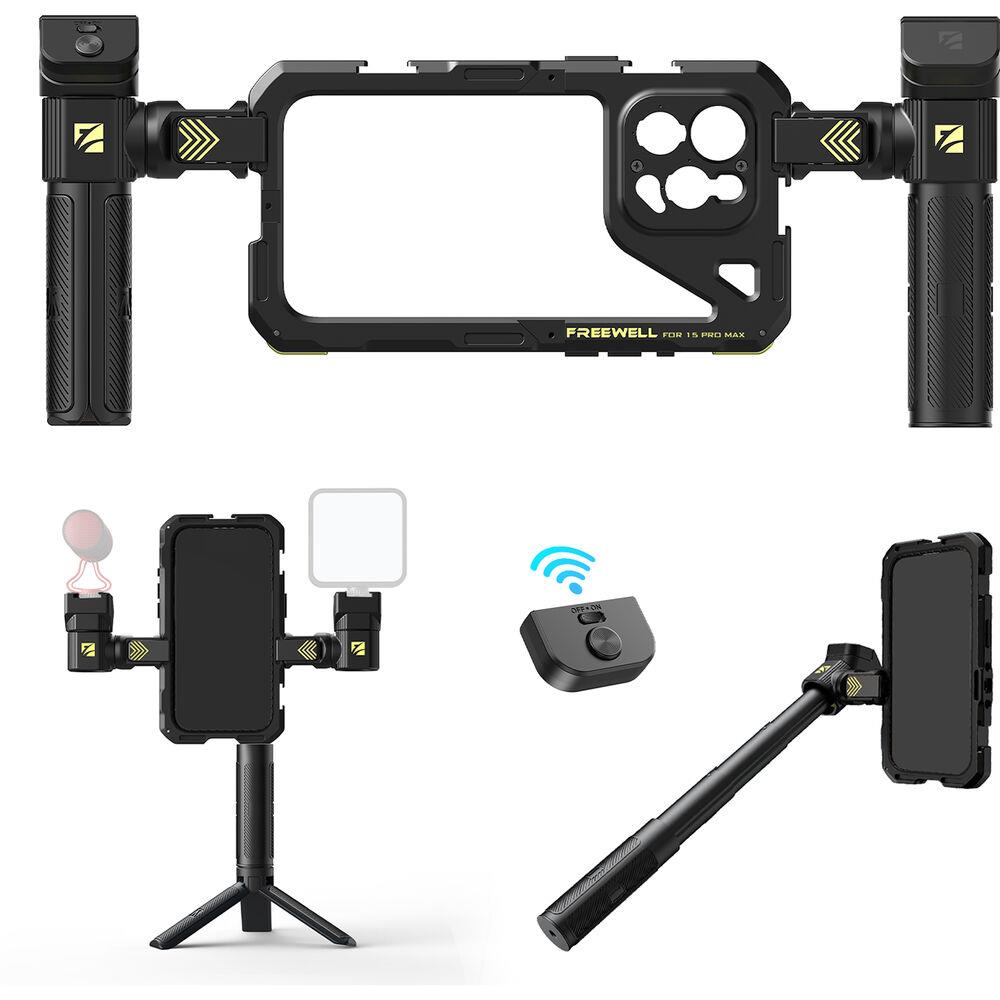  Freewell IPhone 15 Pro Max için Genius Rig Kafesi
