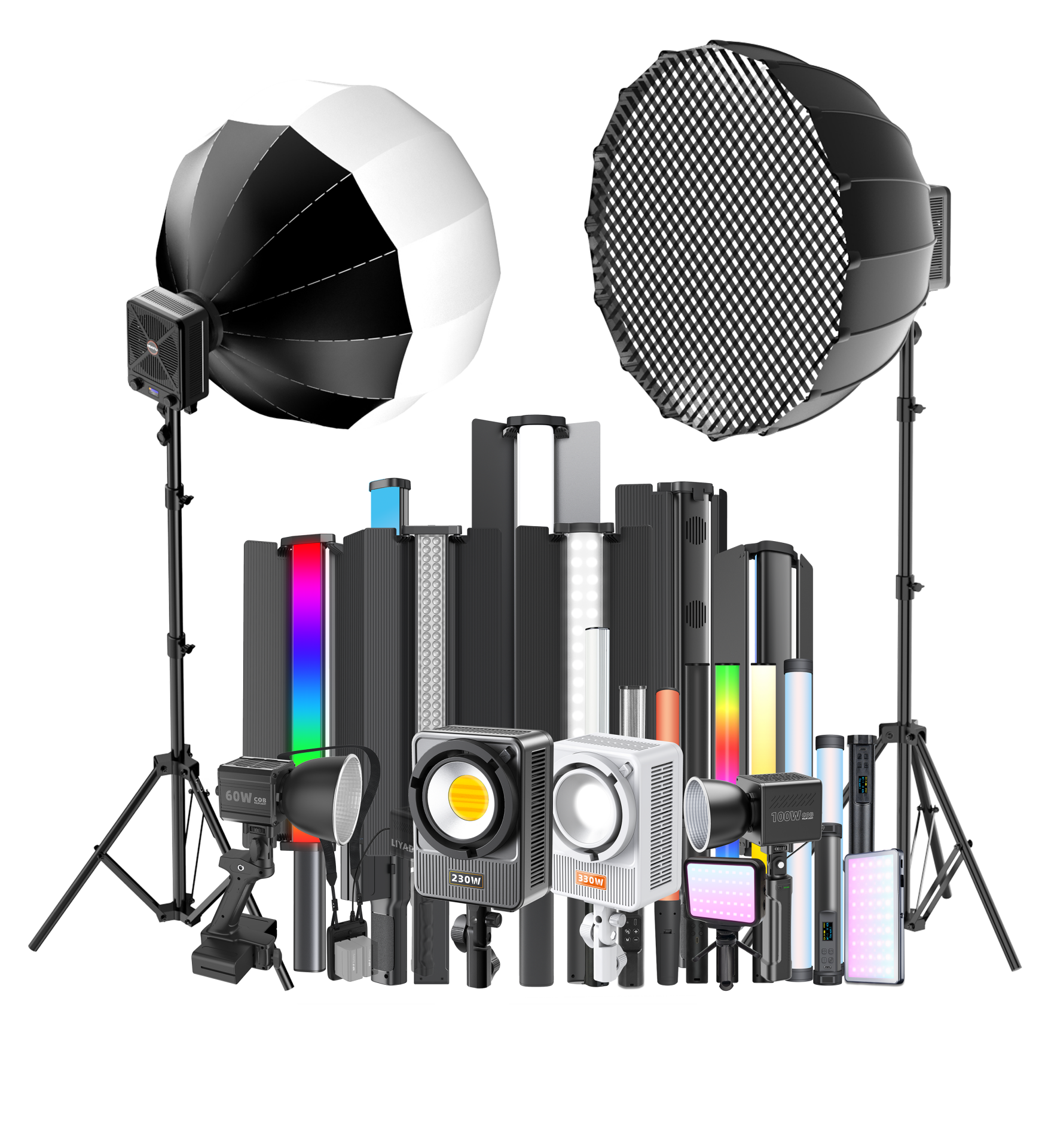 91cm Siyah astar Parapolic softbox