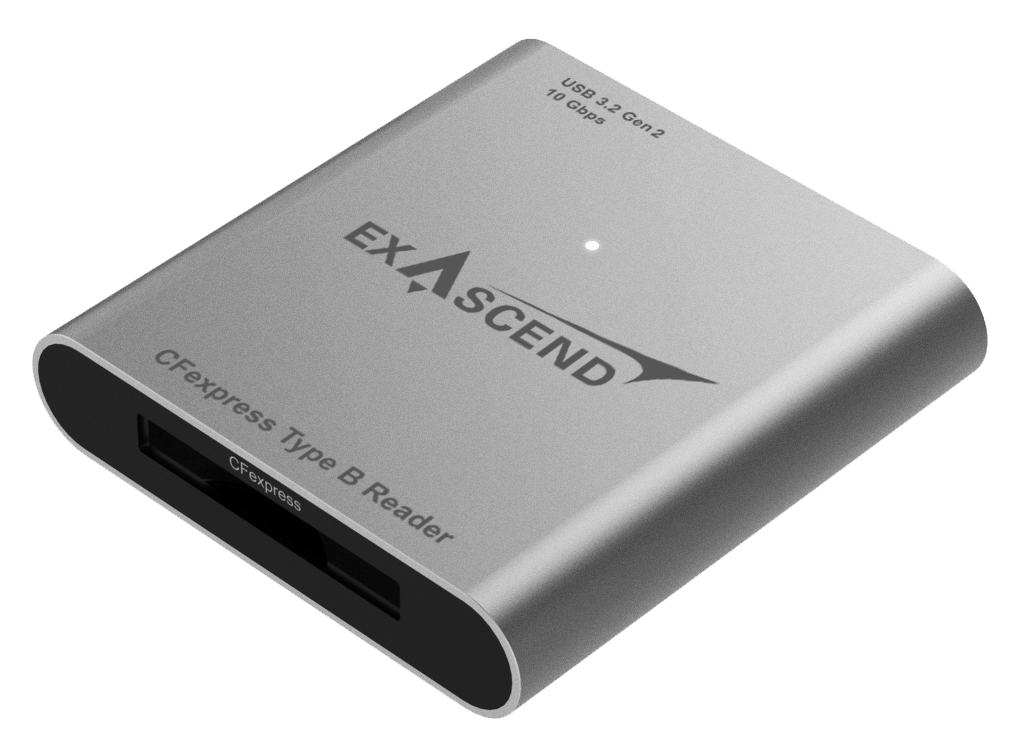 Exascend CFexpress Type B/SD Express/SD/microSD card reader (4in1)