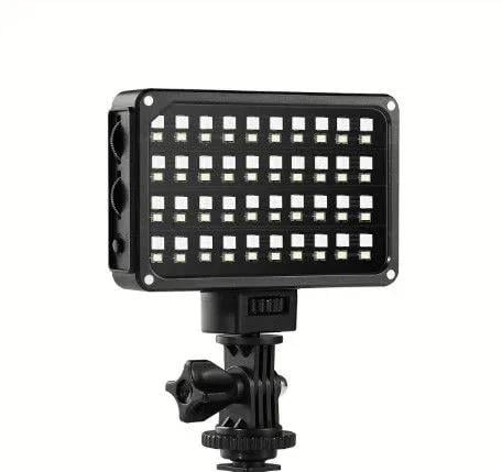 GVM 7S RGB Kamera Üstü Dahili Akülü Mobil Led Işık (12x8cm)
