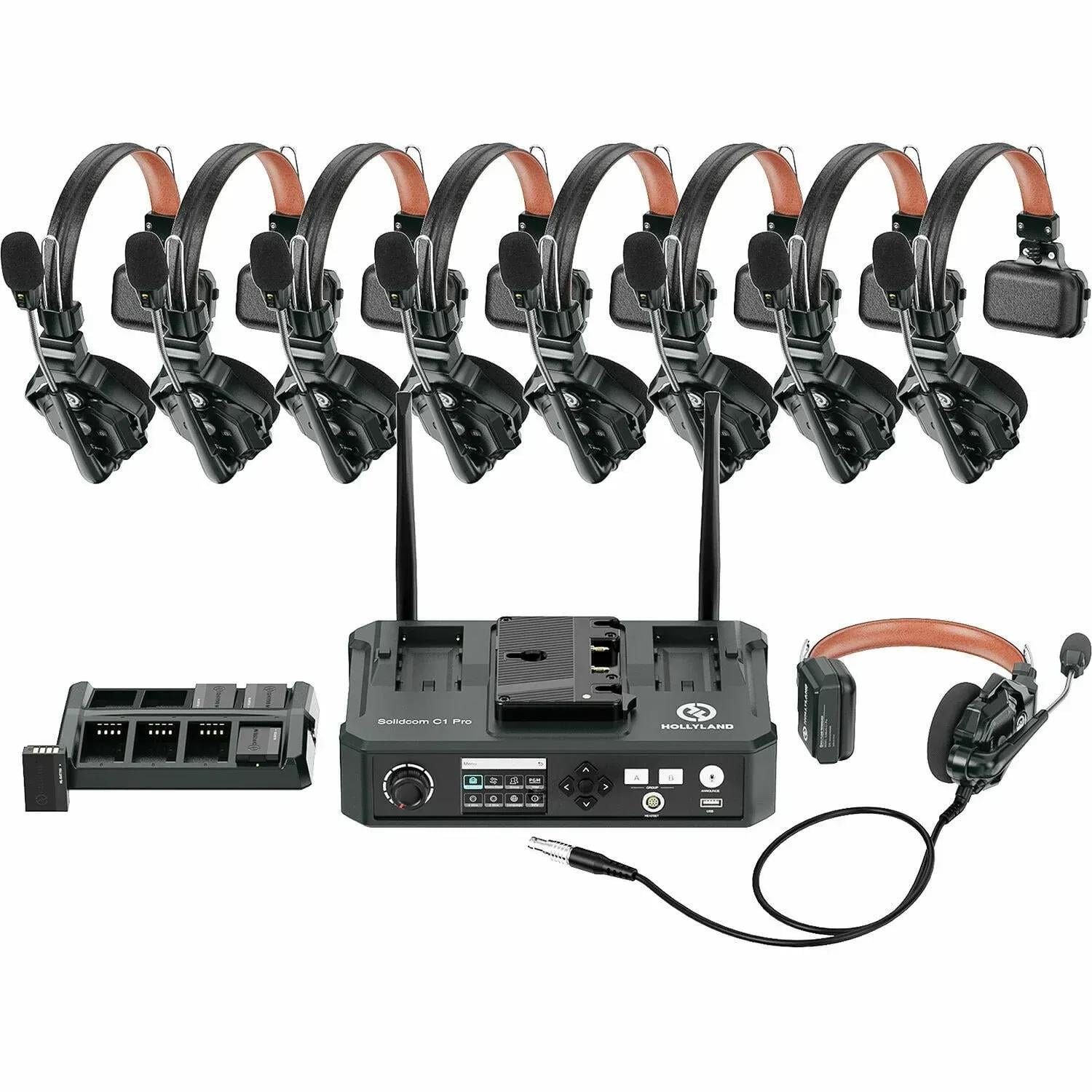 Hollyland Solidcom SE-8S Kablosuz Intercom Sistemi Standart Version (8 Kullanıcı)