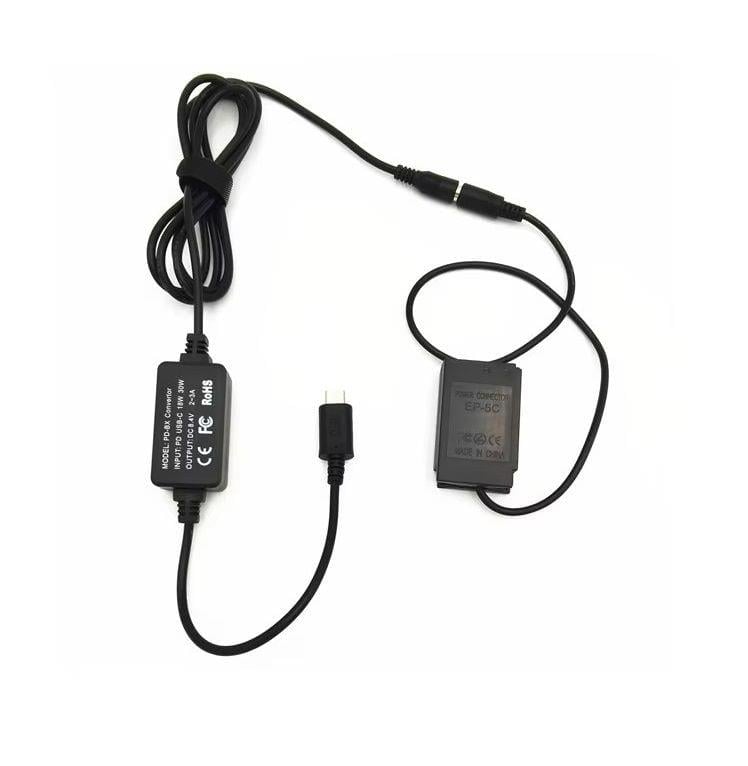 OEM Marka USB C EP-5C EN-EL20 Kukla Pil Adaptörü Nikon P1000 için