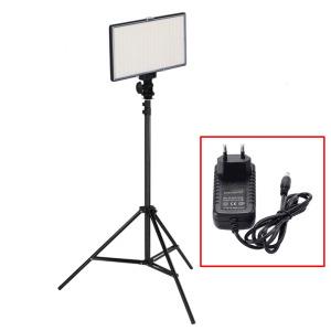 PDX 576A Led Işık + 2 Metre Ayak, Elektrik Adaptörlü Kit