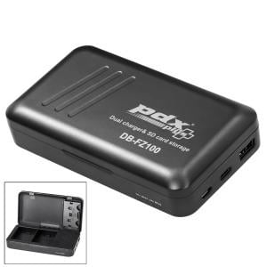 PDX Plus for Sony NP-FZ100 ikili Şarj ve SD Kart Kutusu