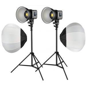 PDX SD80D Bi-Color LED İkili Işık Ayaklı, Balon Softbox Kit