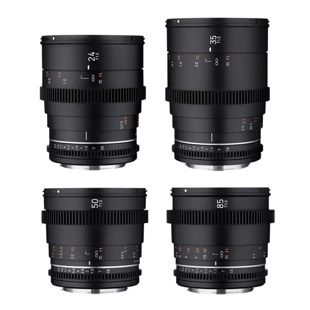 SAMYANG 24/35/50/85 VDSLR MK II 4'lü Sine Lens Seti (Sony E)