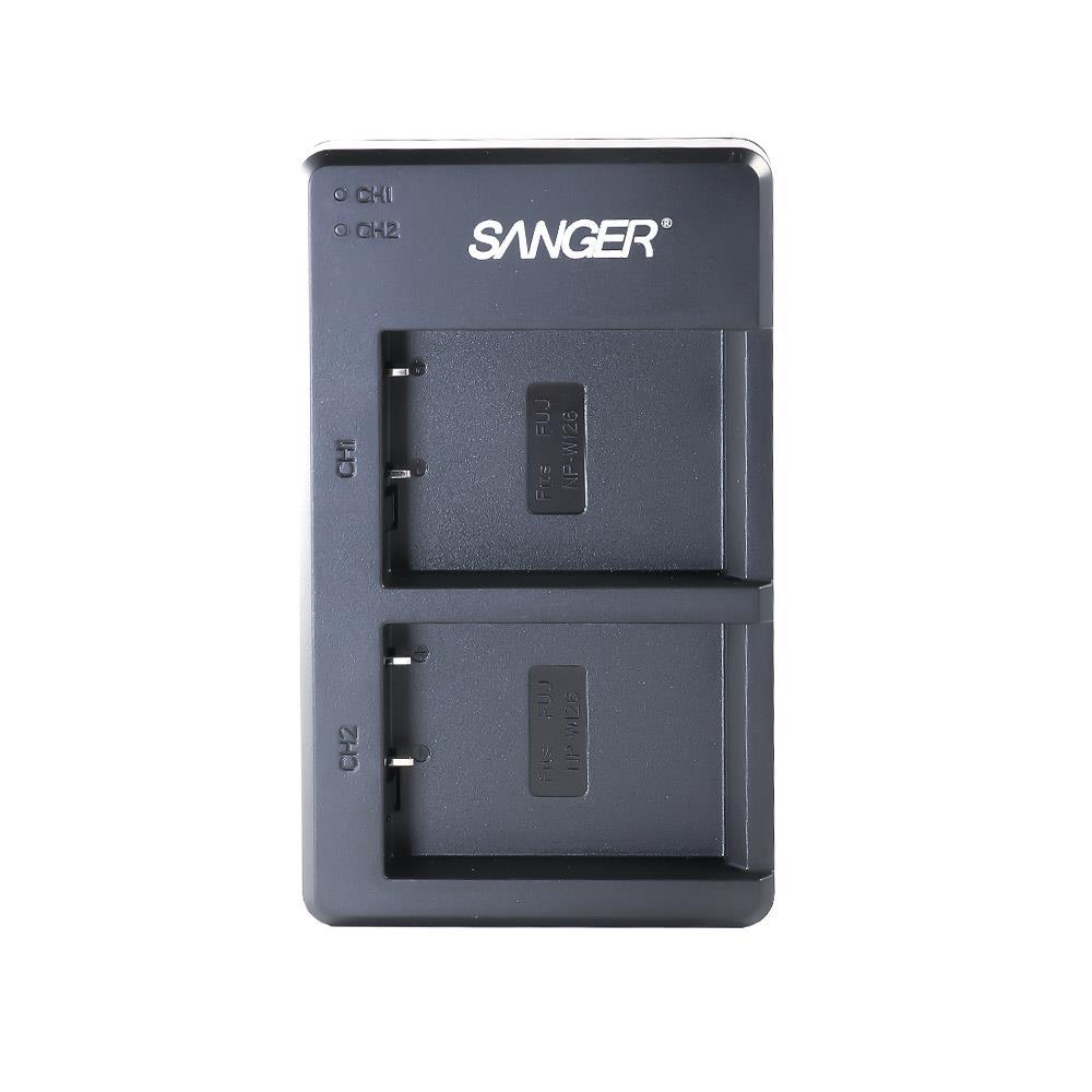 Sanger NP-W126 Fujifilm İkili USB Şarj Aleti