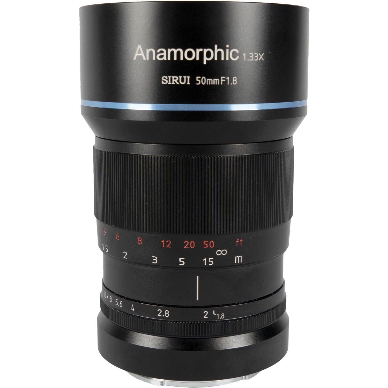 Sirui 50mm F1.8 1.33x APS-C Anamorfik Lens (X Mount)