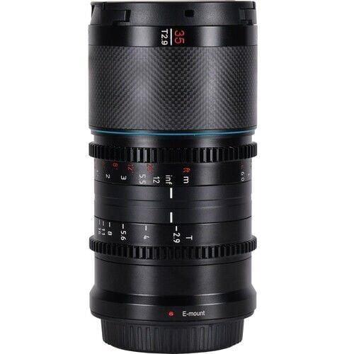 Sirui Saturn 35mm T2.9 1.6x Full-Frame Karbon Fiber Anamorfik Lens (E Mount, Mavi Flare)