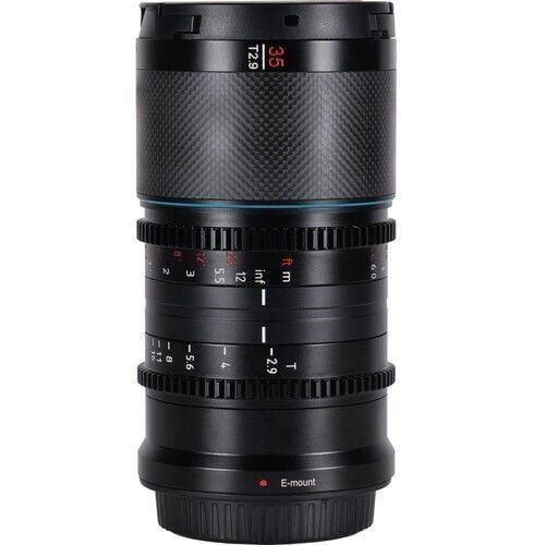 Sirui Saturn 35mm T2.9 1.6x Full-Frame Karbon Fiber Anamorfik Lens (E Mount, Nötr Flare)