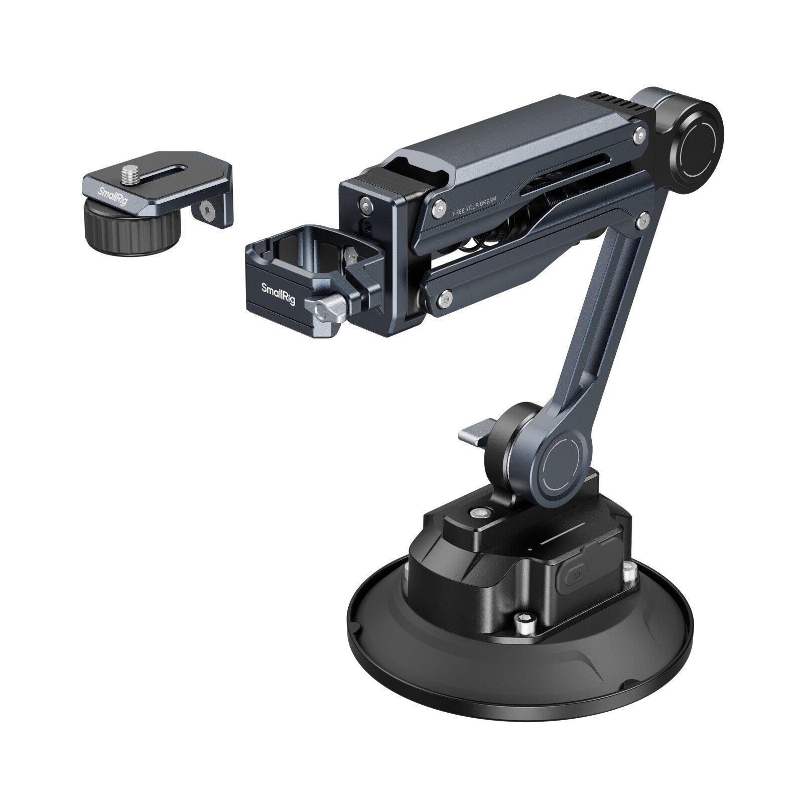 SmallRig 5507 DJI Osmo Pocket 3 / GoPro HERO13 Black / Insta360 X4  için Elektronik Vantuzlu  Şok Emici Destek