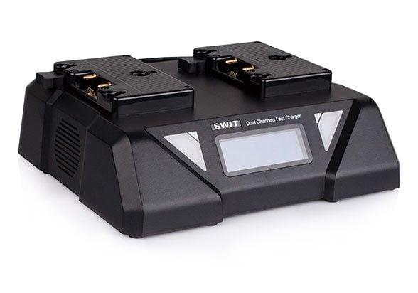Swit S-3812A 2-ch Gold mount Super Hızlı Şarj Cihazı