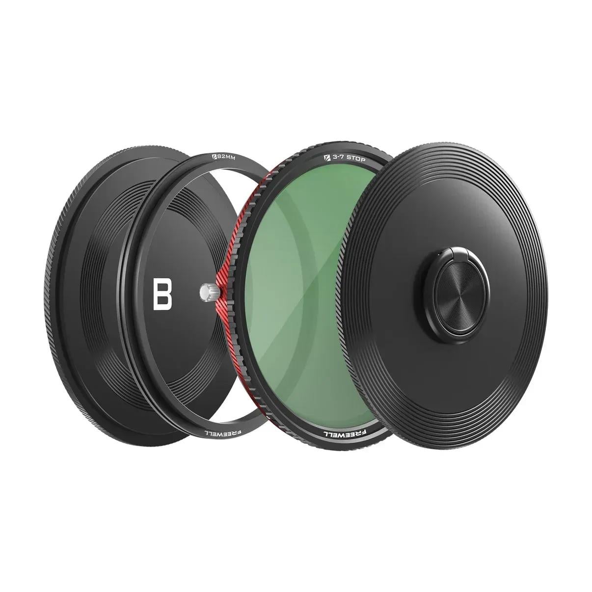 V2 SERIES MAGNETIC HYBRID VND/CPL 3-7 STOPS FILTER 82MM