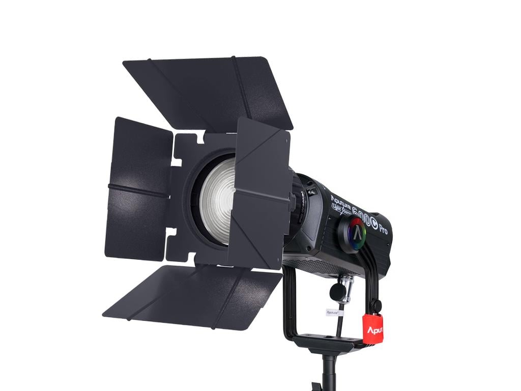 Aputure LS 600C Pro RGB LED Video Işığı Fresnel/Barndoor Kit