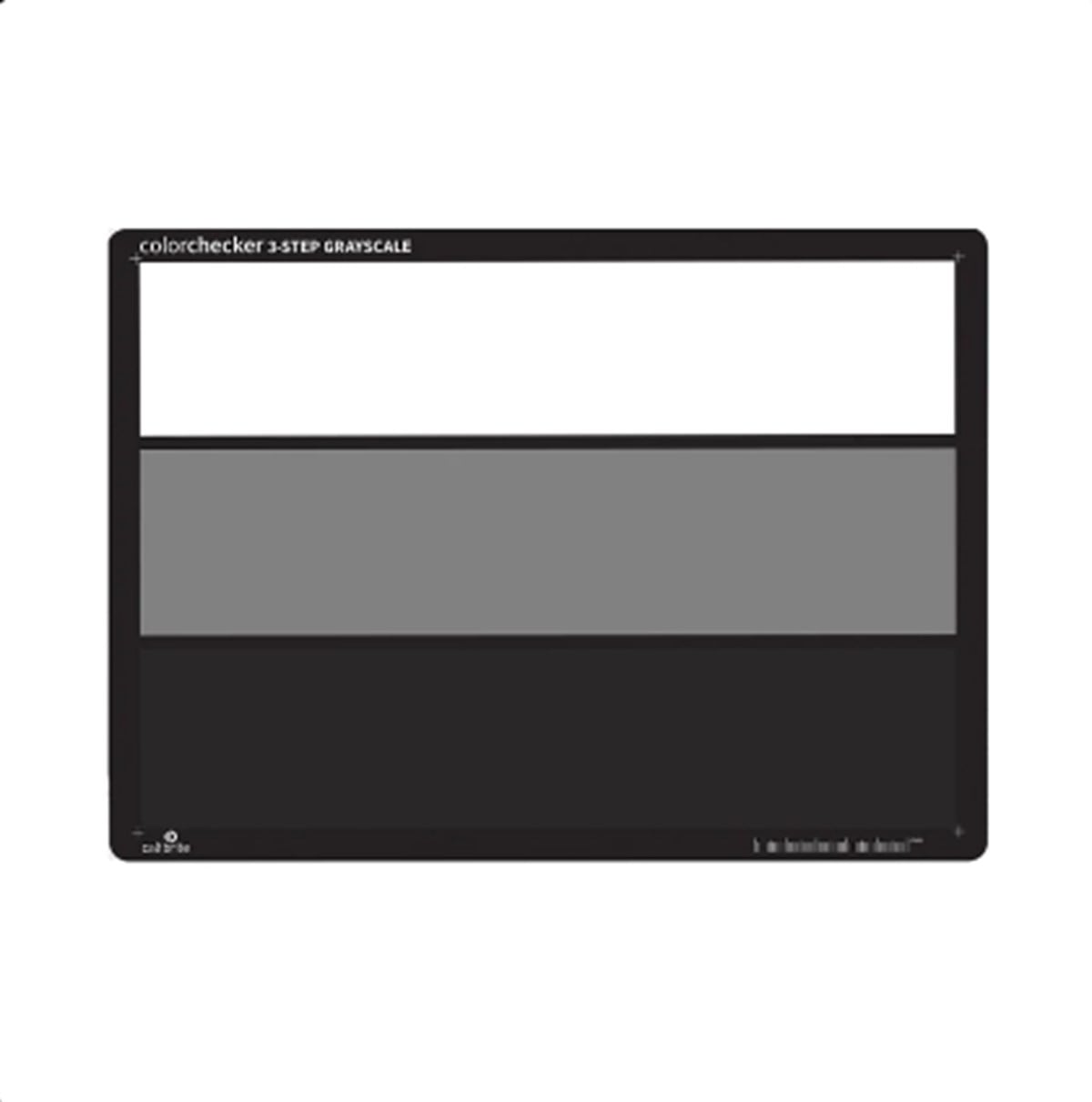 Calibrite ColorChecker 3-Step Grayscale