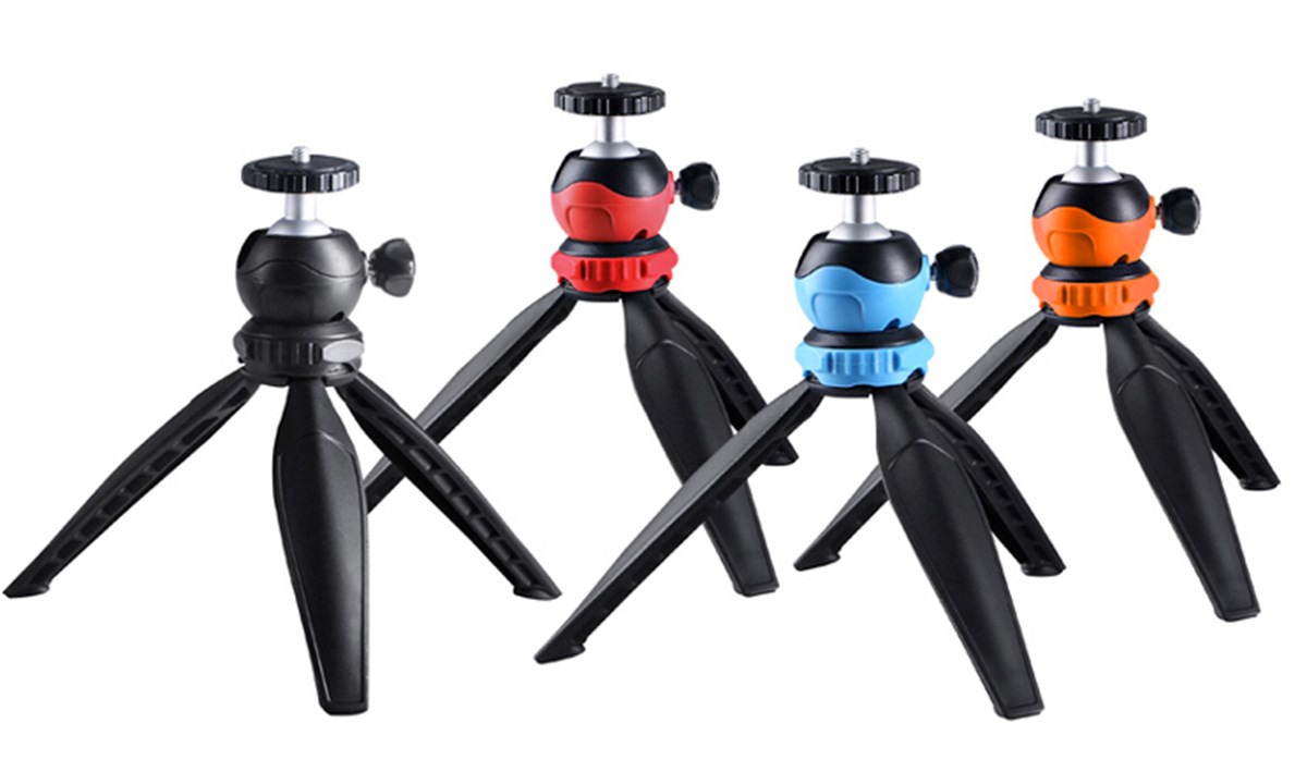Camten TT-21 Mini Tripod Kırmızı Mavi