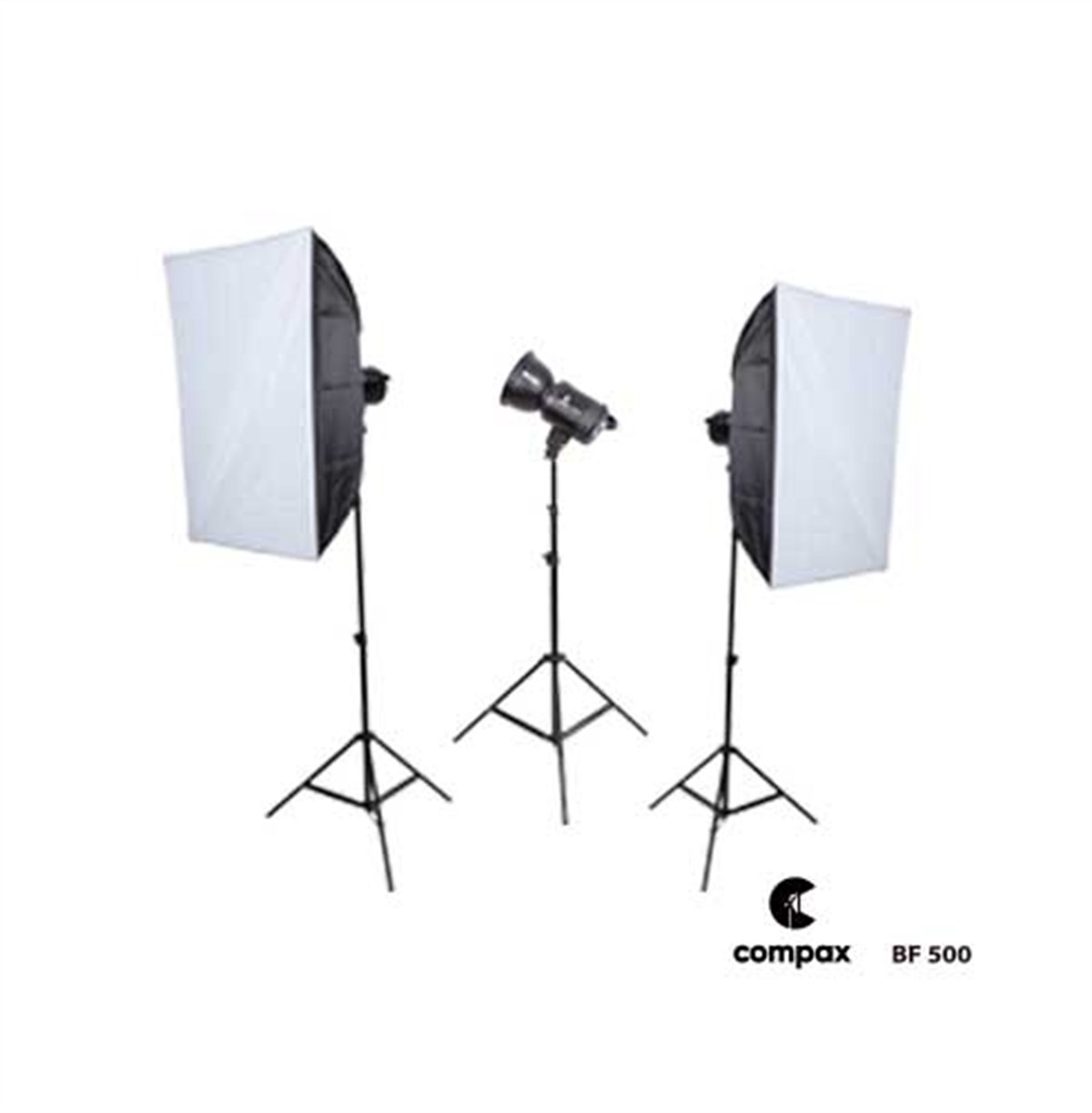 Compax BF-500 Paraflaş Seti 3'lü
