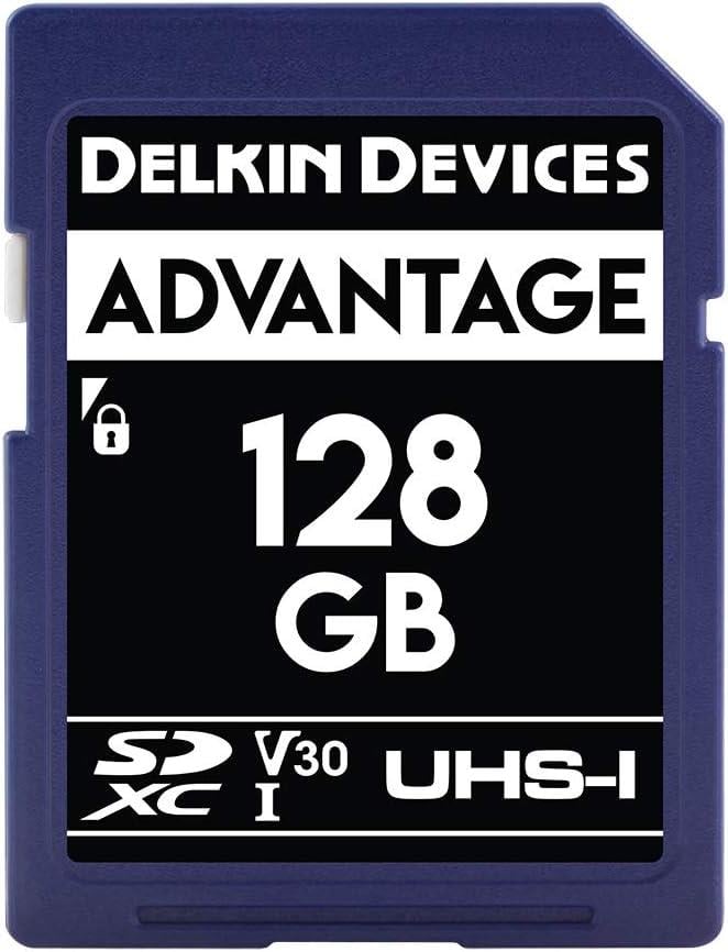 Delkin Devices 128GB Advantage SDXC UHS-I (V30) Hafıza Kartı