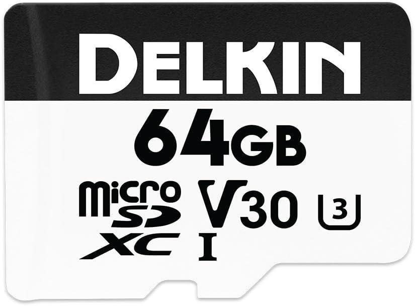 Delkin Devices 64 GB Advantage MicroSDHC kablo arayüz adaptörü