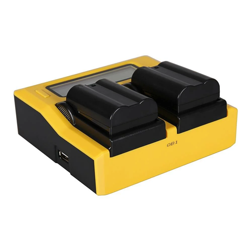EN-EL15 Bataryalar İçin Dual LCD / USB Şarj Ünitesi