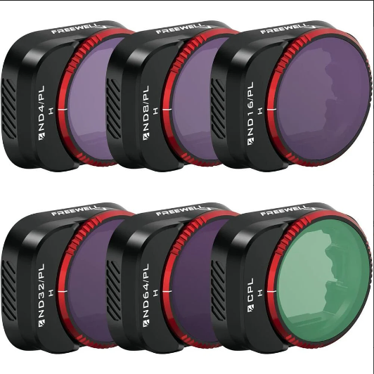Freewell DJI Mini 3 Pro Bright Day ND Lens Filtre Paketi (6'lı Paket)