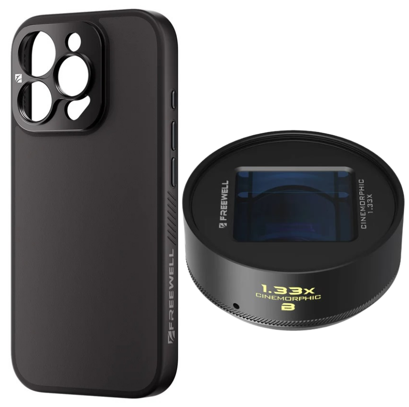 Freewell İphone 16 Pro Max 1.33x Anamorphic Lens 17mm Mount (Blue) 