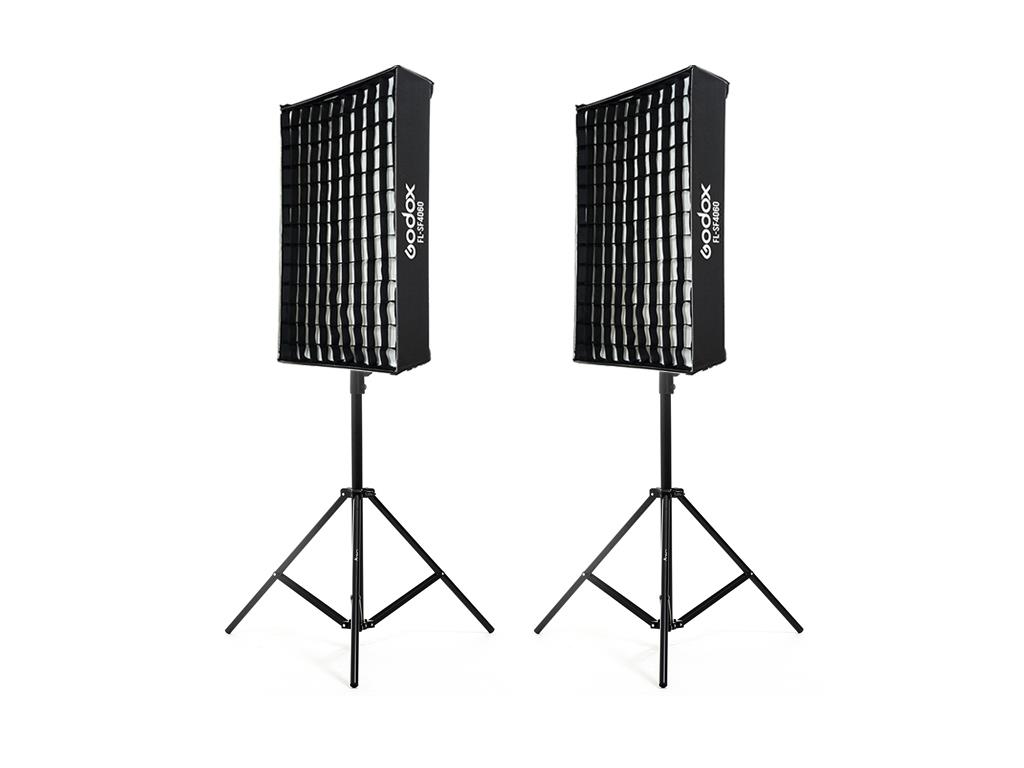 Godox FL100 Bi-Color 40x60cm Esnek LED 2'li Kit