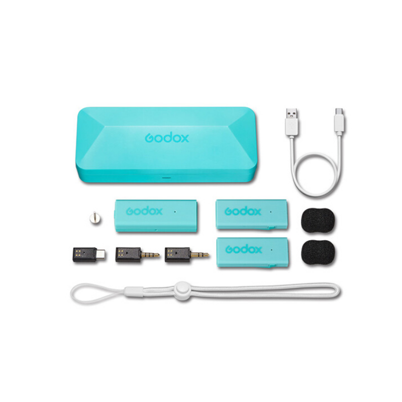 Godox MoveLink Mini Kablosuz Mikrofon Kit2 (Type-C Uyumlu/Yeşil)