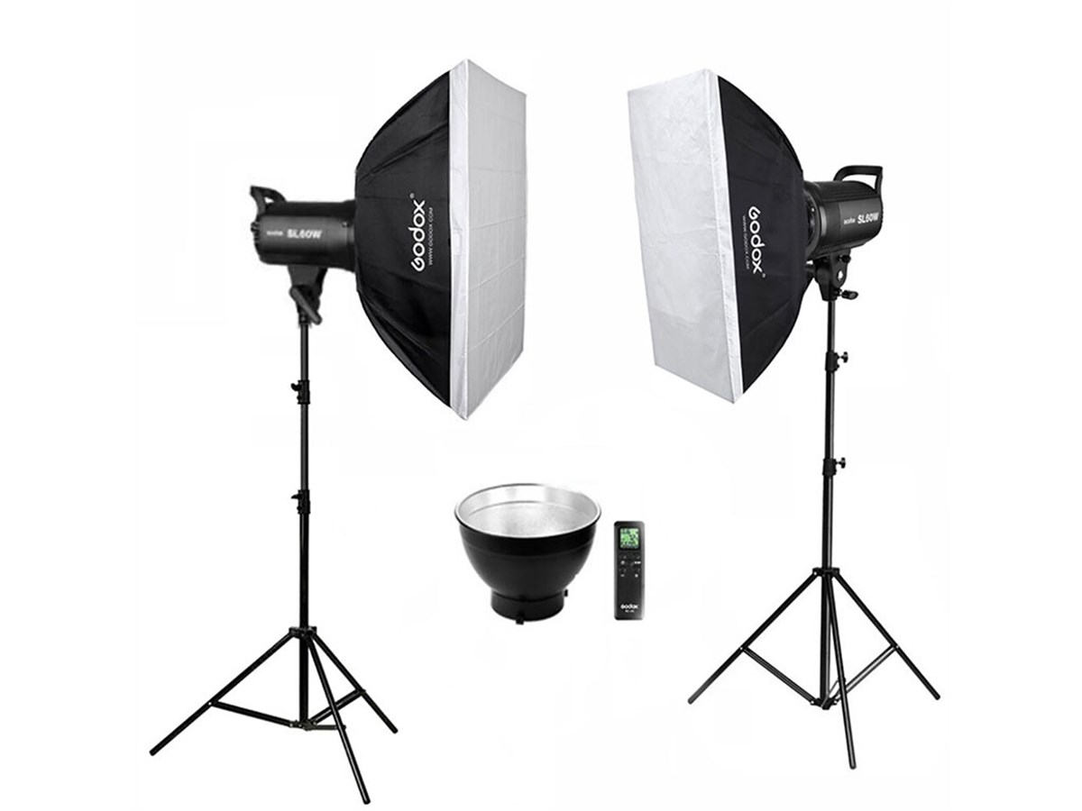 Godox SL-60W LED Video Işığı 2'li Kit (60x90)