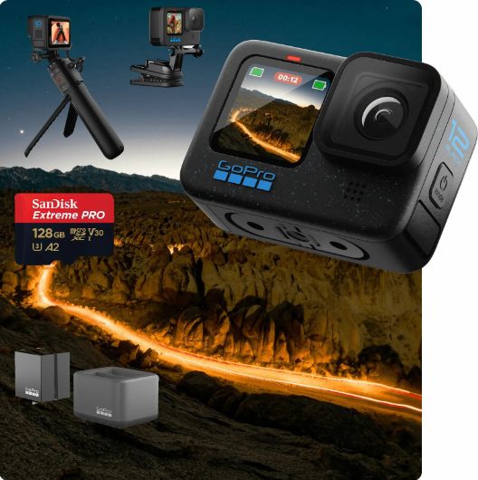 GoPro HERO 12 Aksiyon Kamerası Kamp Kiti