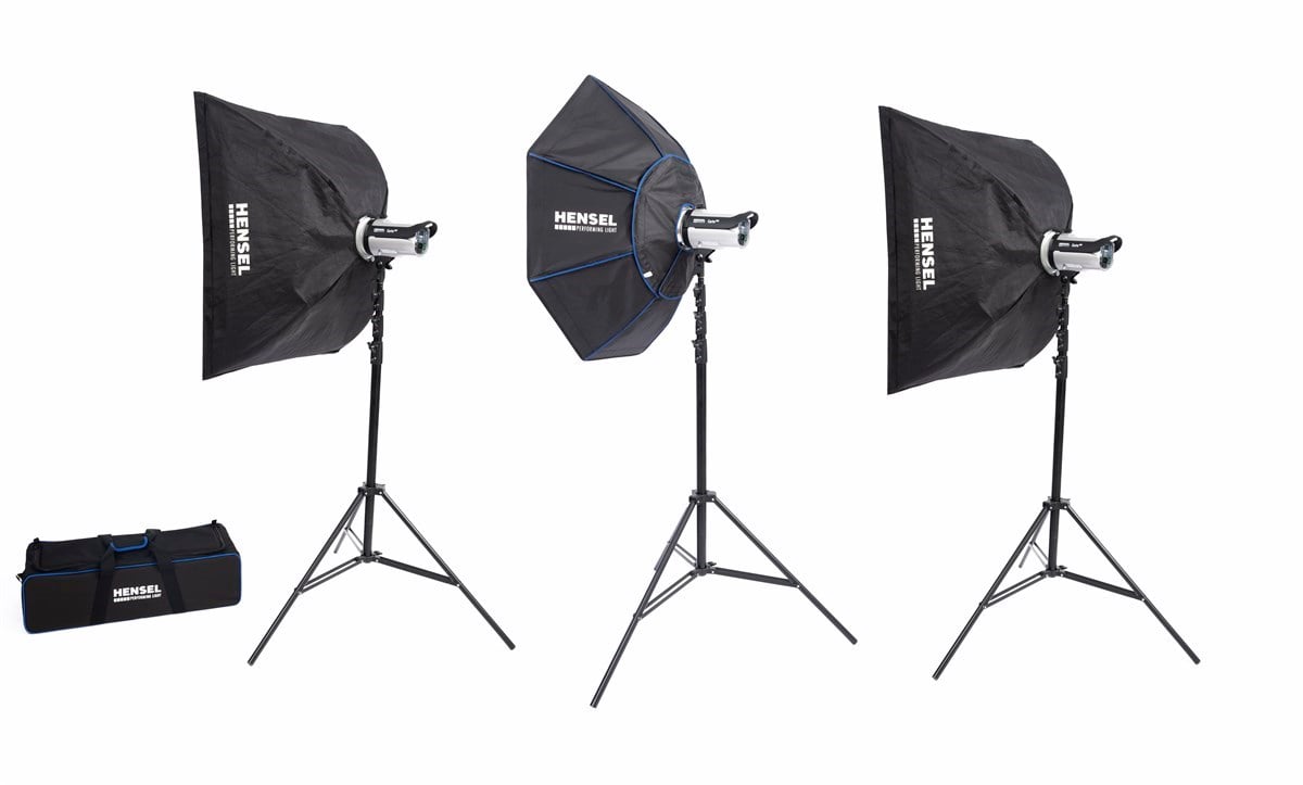 Hensel Certo 400W 3'lü Paraflaş Set