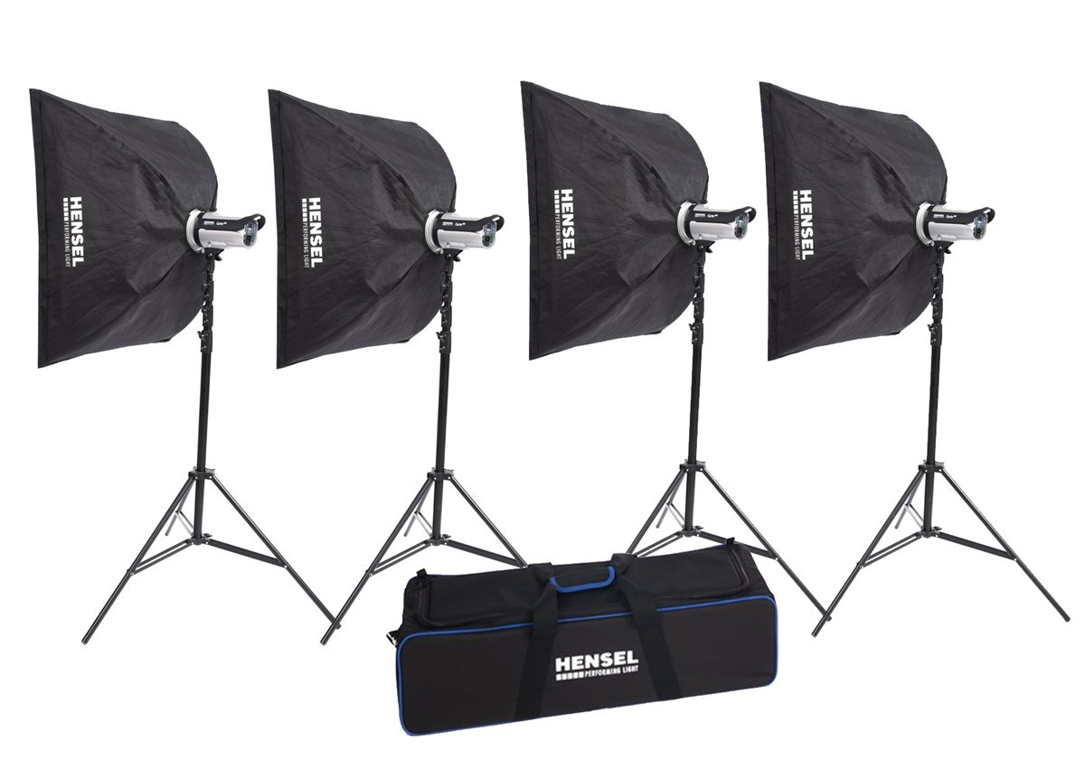 Hensel Certo 400w 4'lü Paraflaş Set