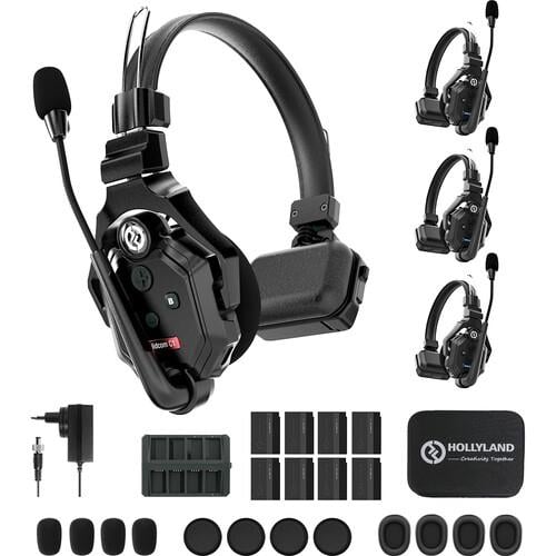 Hollyland Solidcom C1-4S Kablosuz Intercom Sistemi ( 4 Kullanıcı )