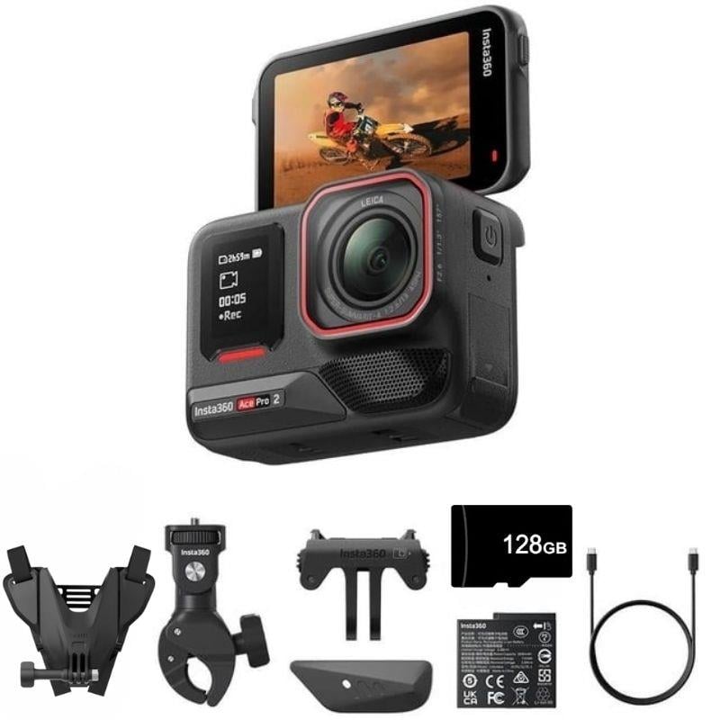 Insta360 Ace Pro 2 Aksiyon Kamerası Bike Bundle