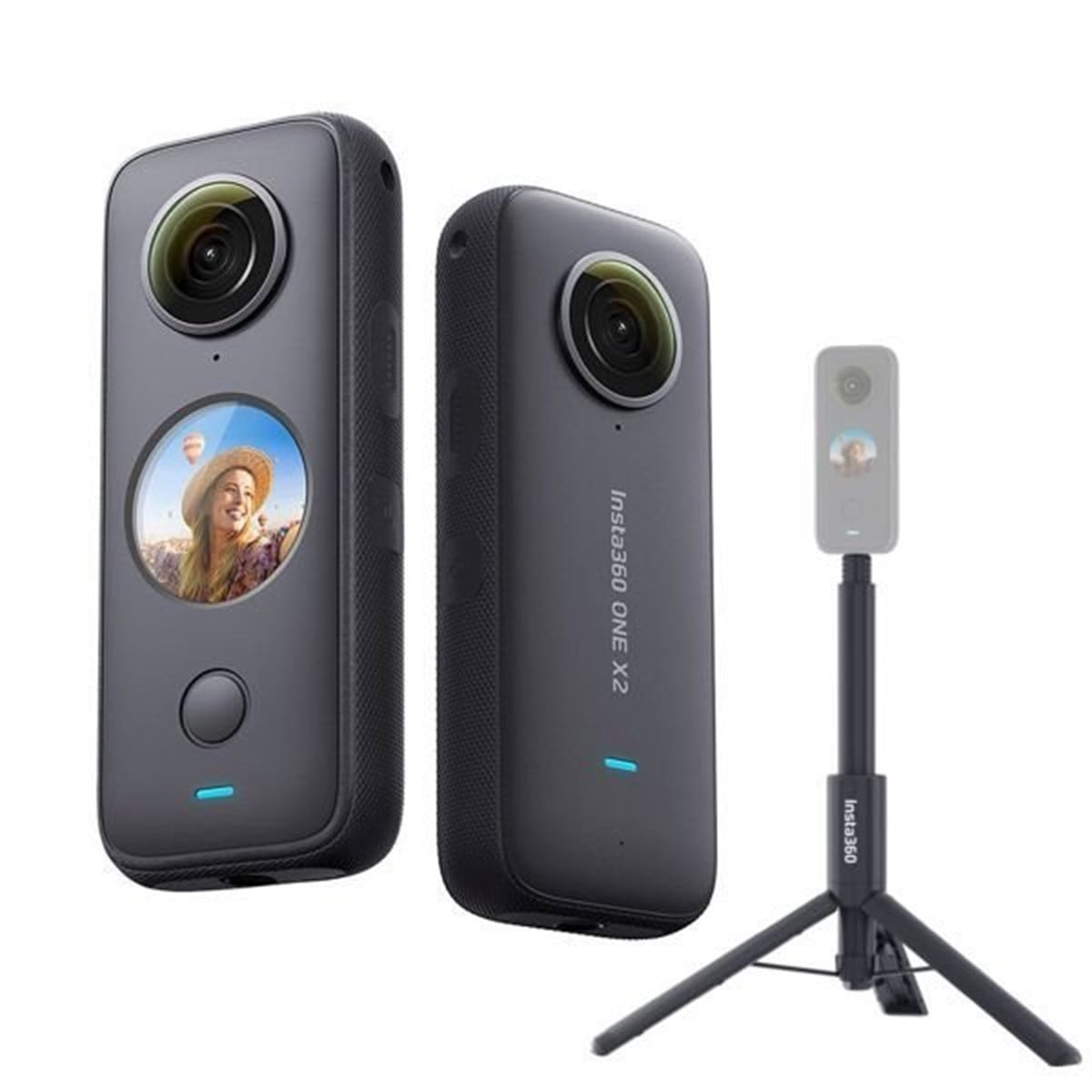 Insta360 One X2 + 2-in-1 Invisible Selfie Stick + Tripod