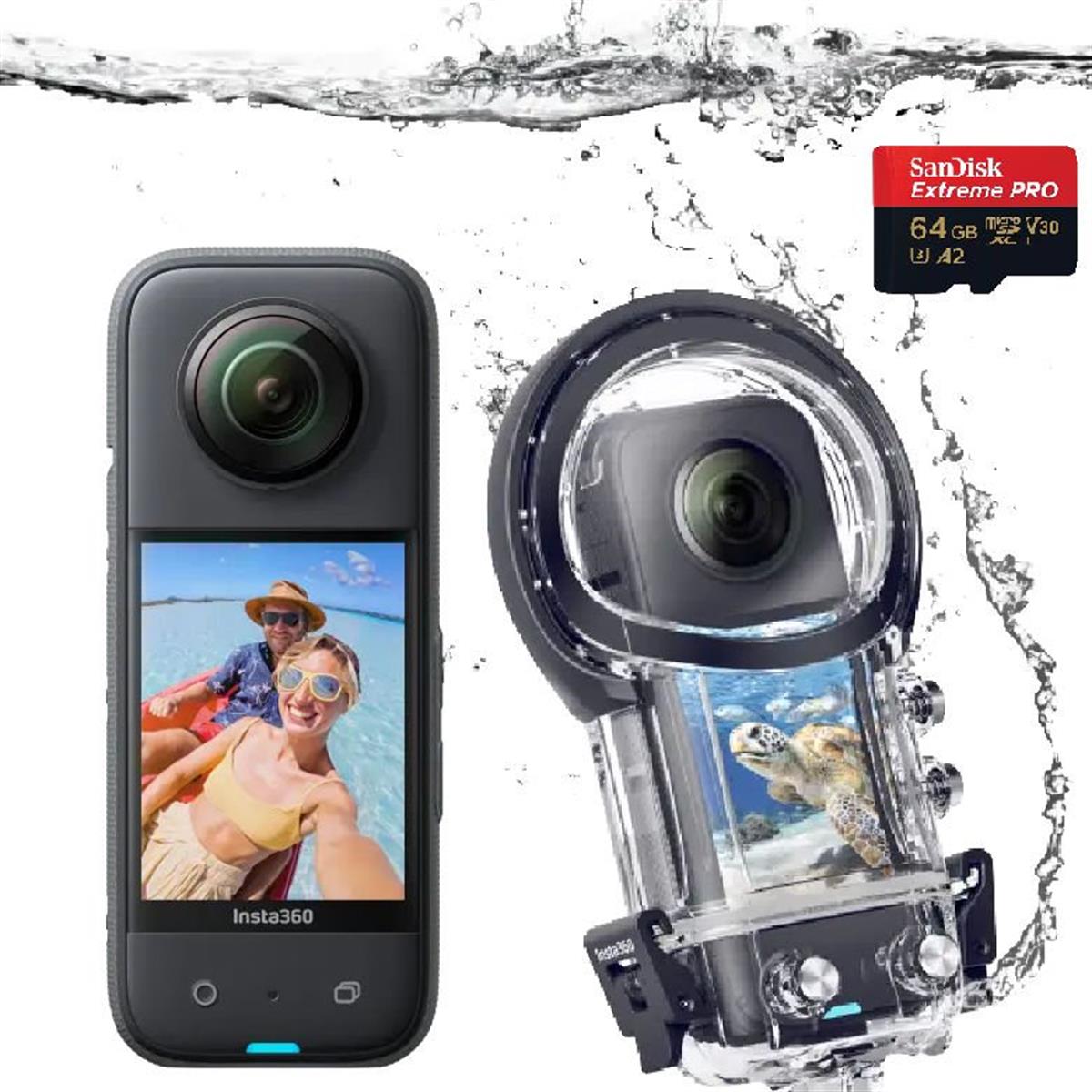 Insta360 X3 360° Kamera Kamera Dalış Kiti
