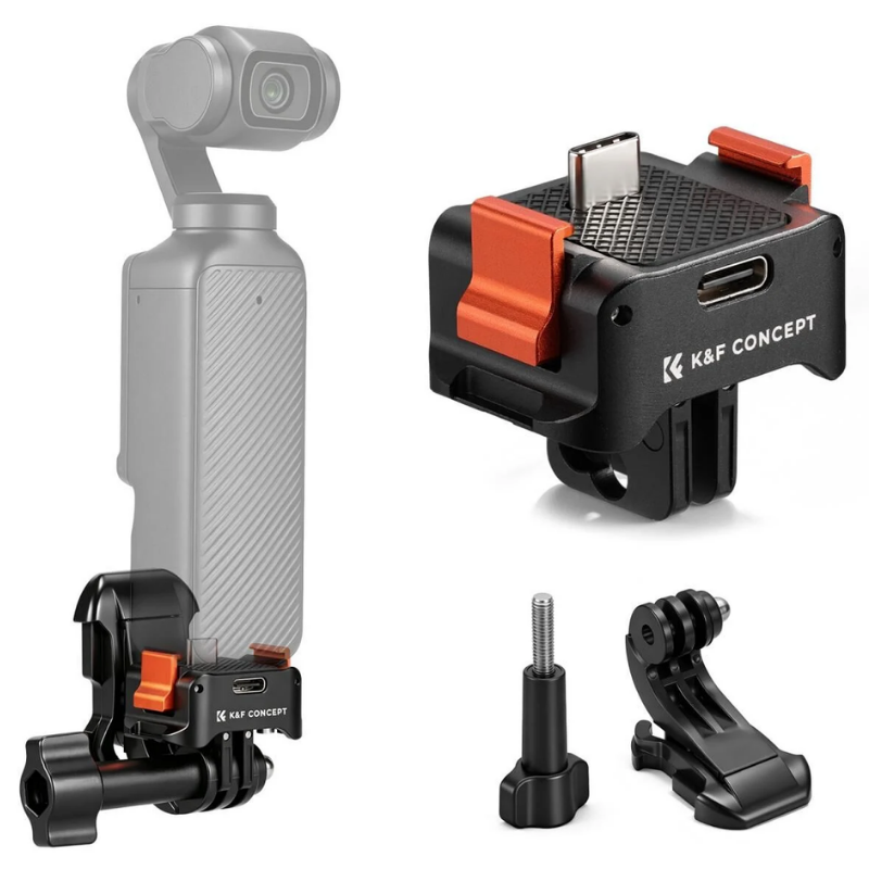 K&F Concept Osmo Pocket 4 için Şarj Soketli Stand