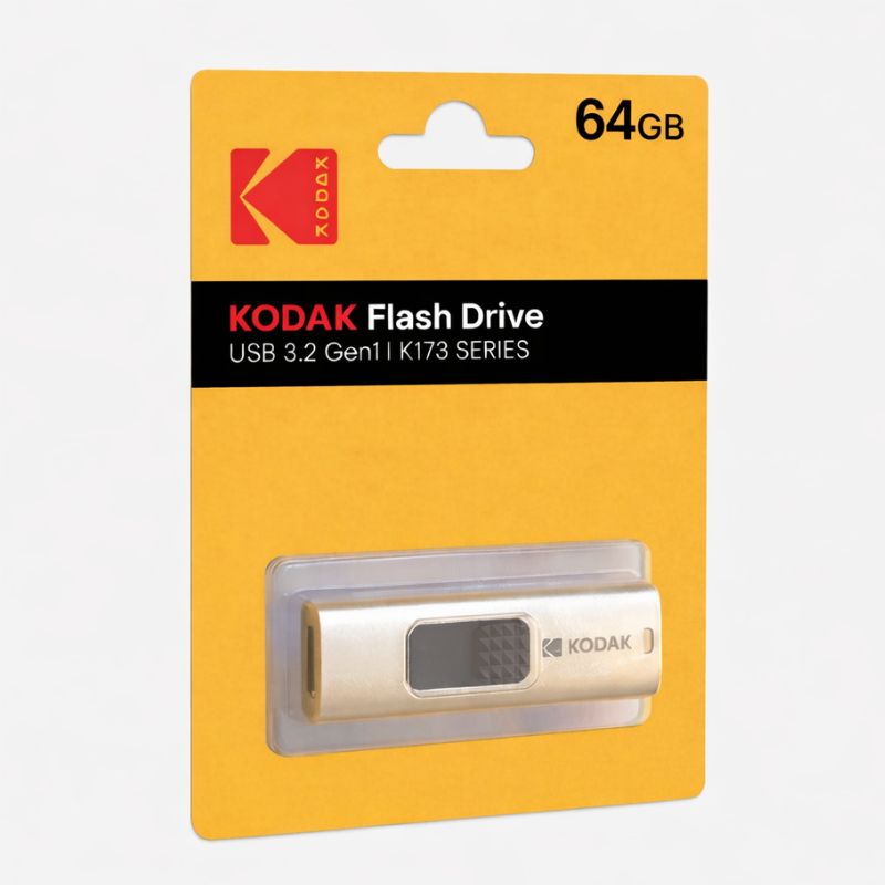 Kodak 64GB 3.0 Kaydırmalı USB Bellek (K173)