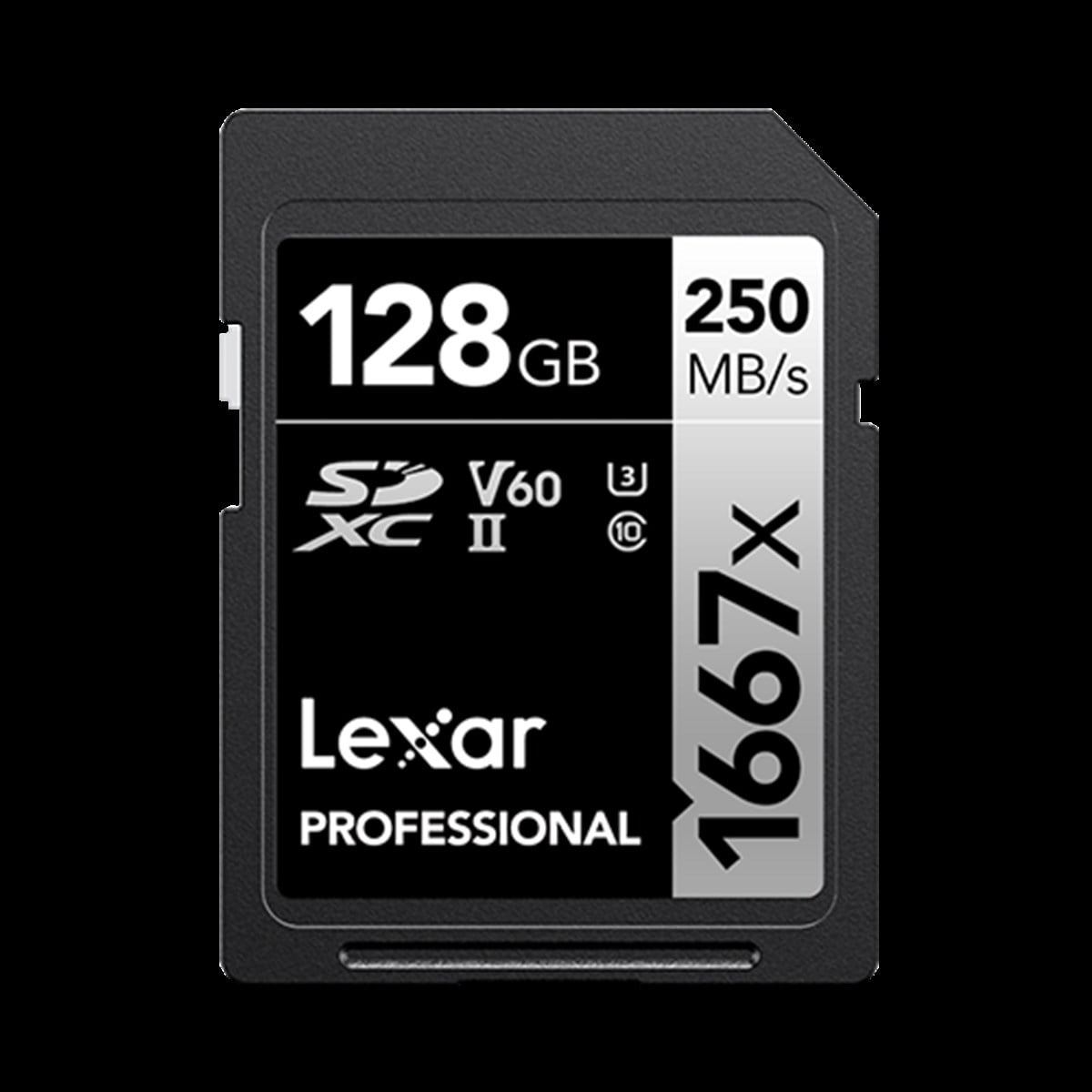 Lexar 128GB Professional 1667x SDXC UHS II Hafıza Kartı