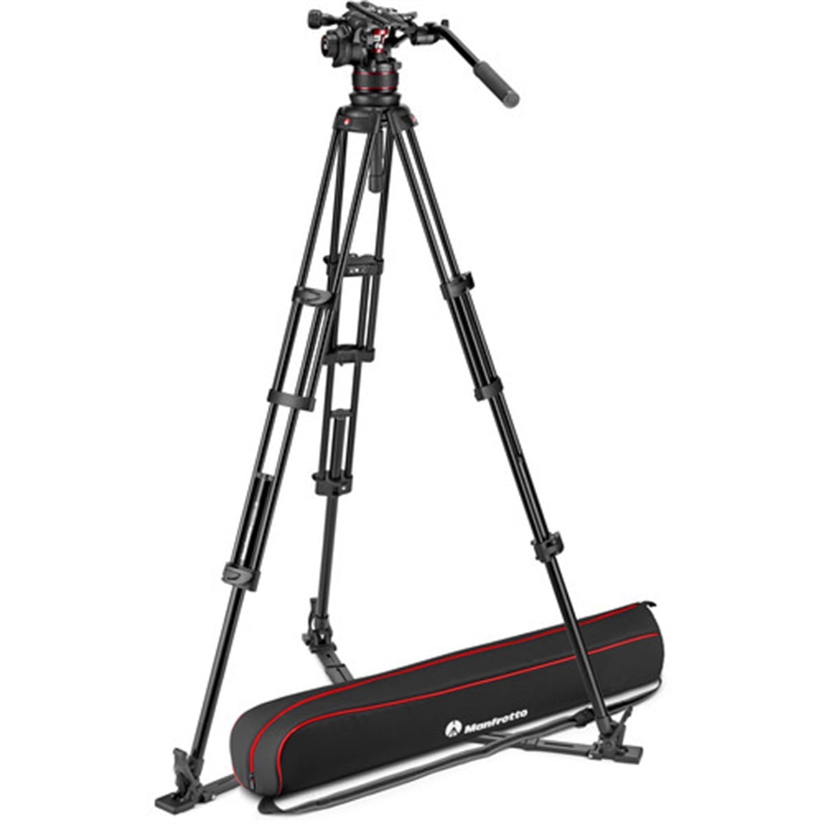 Manfrotto Nitrotech 612 & Alu Twin GS Video Tripod (MVK612TWINGA)
