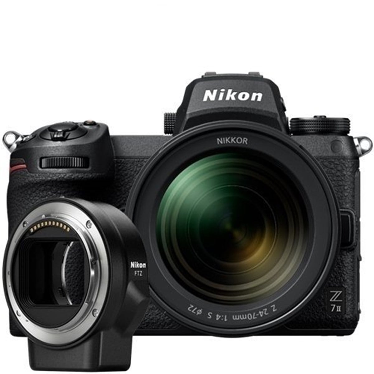 Nikon Z7 II + Z 24-70mm F/4 Lens + Mount Adaptör