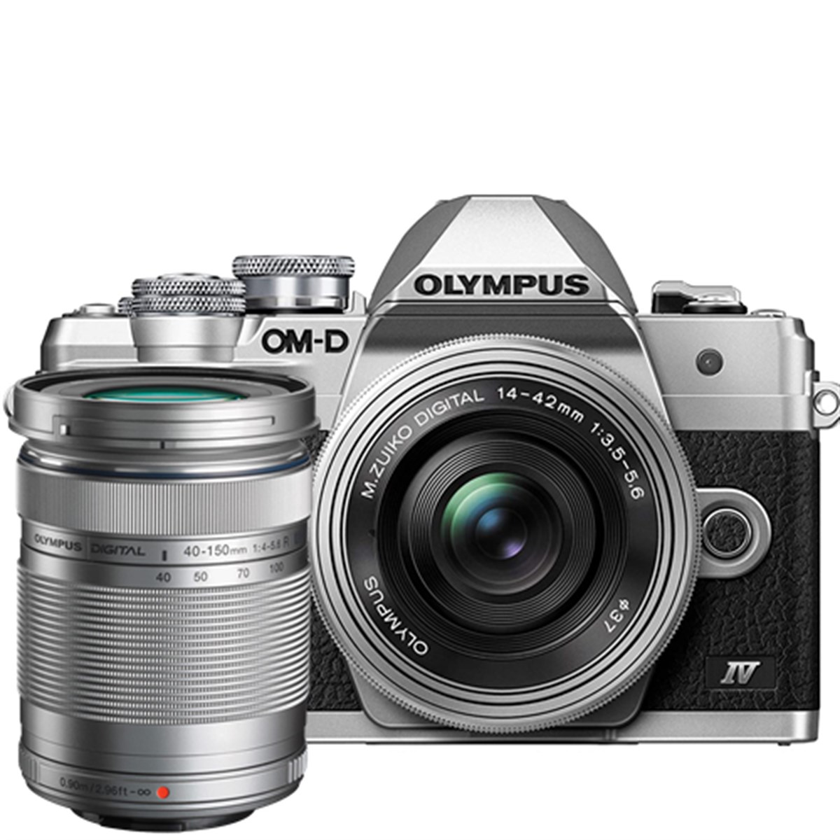 Olympus OM-D E-M10 Mark IV 14-42mm EZ + 40-150mm Lens Kit