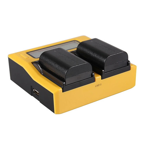 Patona İkili LCD Ekranlı USB Şarj Aleti Canon LP-E6