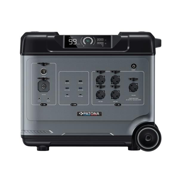 PATONA Platinum Powerstation Autarc 5000 / 5120Wh PD100W USB-C USB-A QC AC DC / LiFePO4