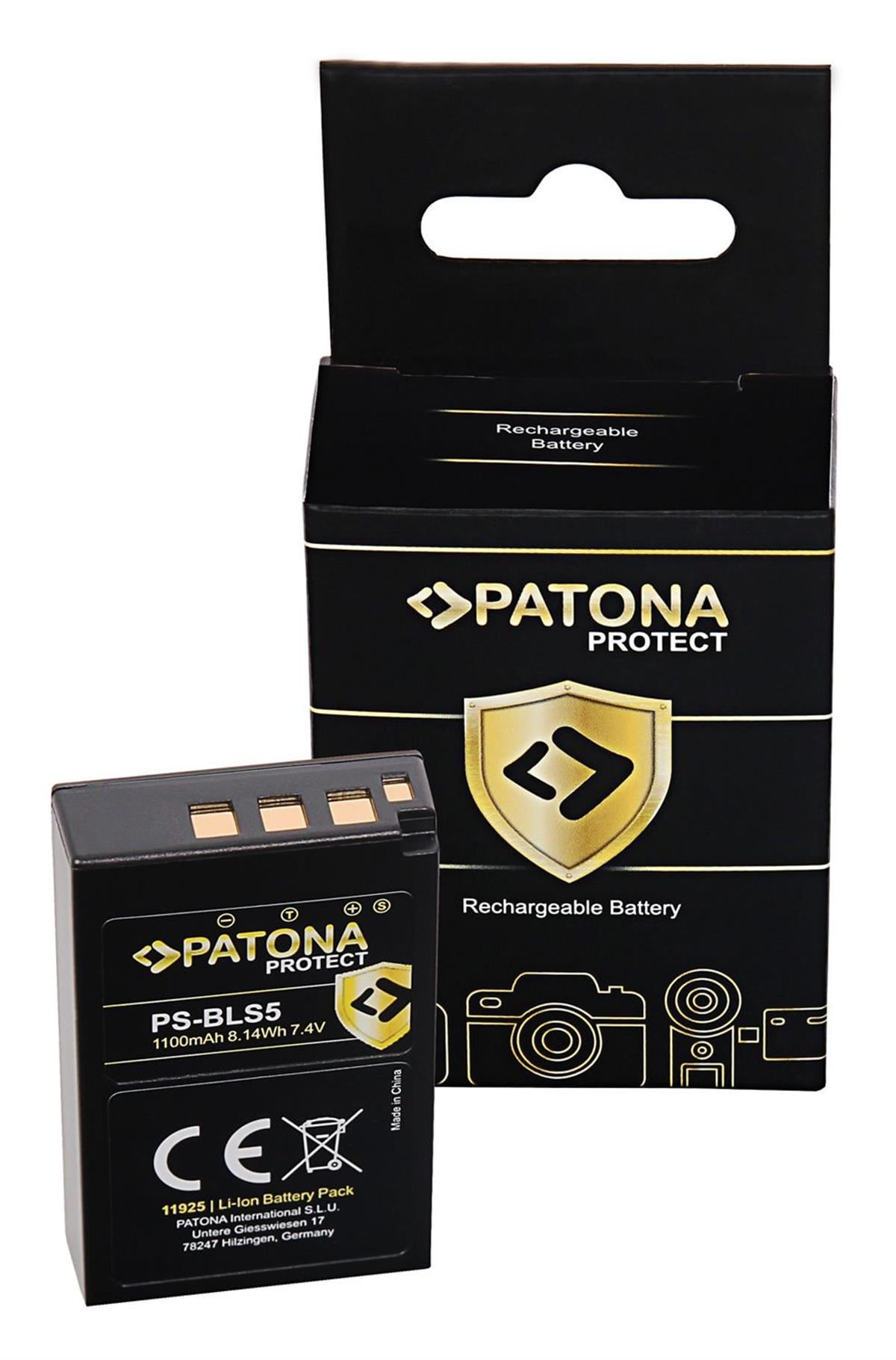 Patona Protect Olympus BLS5 Batarya Pil