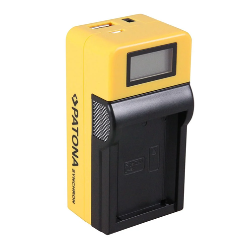Patona Senkron LCD Ekranlı USB Şarj Cihazı Canon LPE10